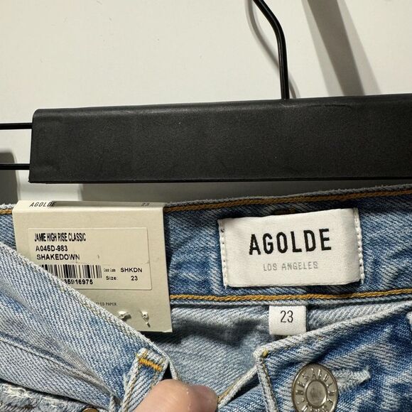 Agolde Jamie High Rise Jeans new with tags size 23 - Picture 2 of 4